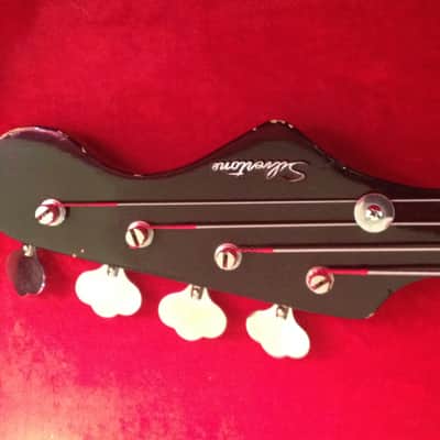 Vintage Silvertone 1443 Bass Danelectro Hornet + Original Case image 3