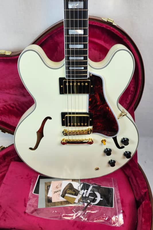 Mint Epiphone Inspired by Gibson Custom 1959 ES-355, Classic White, W/HSC 2025 image 1