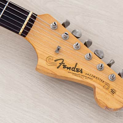 1958/1961 Fender Jazzmaster Employee Build Vintage Pre-CBS Offset Guitar Sunburst 100% Original w/ Case, Hangtag image 4