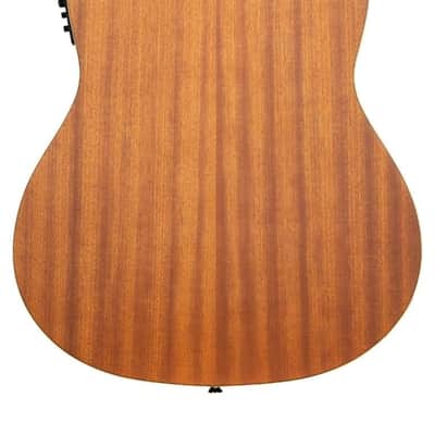 Ortega Guitars Family Series Thinline Acoustic-Electric Left-Handed Nylon Classical 6-String Guitar w/Bag, (RCE125SN-L) image 6