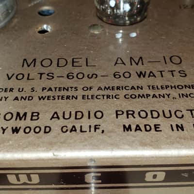 Newcomb AM 10 Princeton Deluxe Amplifier 1950's 1960's ? image 11