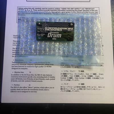 Roland SRX-01 Dynamic Drum Kits Expansion Board 2000s - Green