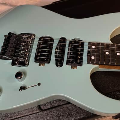 NEW ! Jackson Custom Shop Dinky HSH - Roasted Maple Neck & Ebony Fretboard - DK - Daphne Blue - Authorized Dealer - 8.1 lbs - G06676 image 2