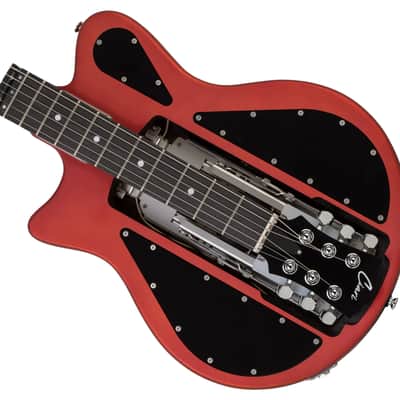 Ciari Travel Guitars Ascender Standard 2026 HH Rampart Red with Free Backpack! image 4