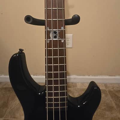 Squier MB-4 Skull Electric Bass Guitar image 13