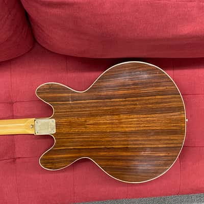 Ventura V-1502 Al Ciaola Copy Electric Guitar 1970's - Walnut w/ Case Made in Japan image 14