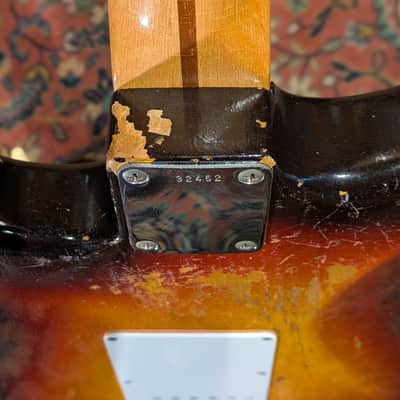 Fender Stratocaster 1958 - 3 Tone Sunburst image 16