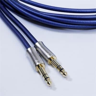 Noah'sark PASSGO BLUE TRS Cable (5.0m) (Passgo Blue) (Line Cable/Monitor Speaker Cable) (TRS-TRS) (6.3 (3-pole) - 6.3 (3-pole)) (Made in Japan) image 2