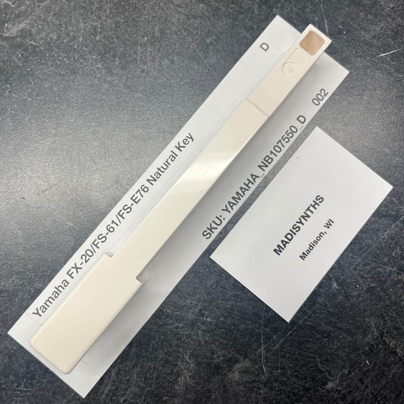 ORIGINAL Yamaha/Korg Replacement D Key (NB107550) for Yamaha DX7/DX5/DX9, SY77/SY85/SY99, Korg M1, Wavestation, Z1, etc image 1