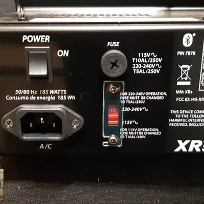 Peavey XR-S powered mixer. 2x 500 watt amplifiers, 8x XLR inputs, 2x graphic EQs image 8