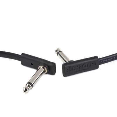 Rockboard Flat Patch Cable 45 cm / 17.72 in, Black image 3