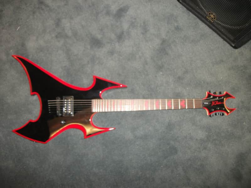 BC Rich Avenge Son of Beast Black and Red | Reverb