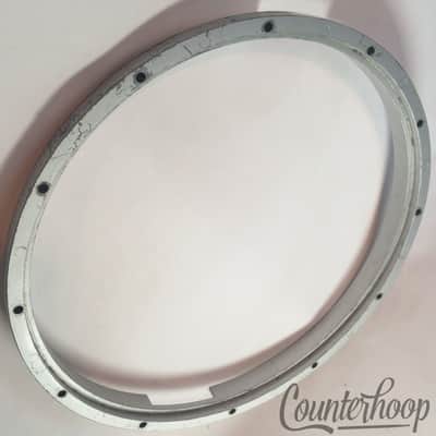 *Yamaha 14" Die-Cast 12-Lug Snare Drum Resonant Rim/Hoop Marching Japan 1lb 15oz image 2