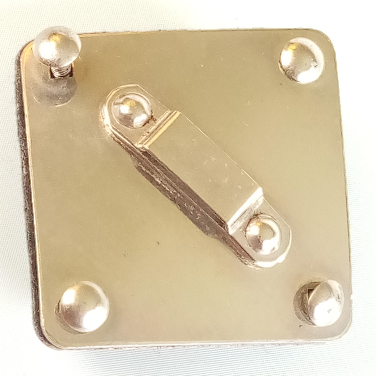 Ludwig WFL Diamond Ride Tom Shell/Bass Drum Rail Mount Bracket Nickel Black Felt — main photograph