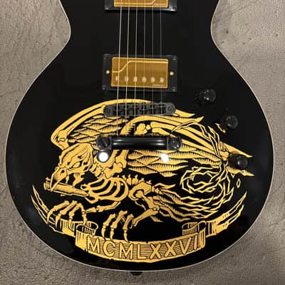 ESP LTD WA-Warbird Will Adler Signature 2025 - Present - Black with Gold Graphic image 3