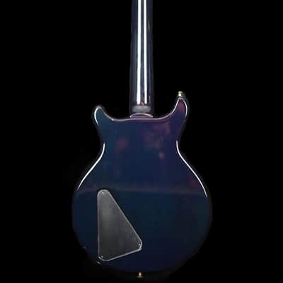 Hamer Studio Archtop Double Cut from 1993 in Translucent Blue with original Hardcase image 2
