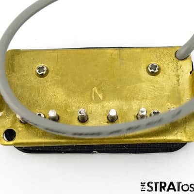 * NEW Alnico 5 Humbucker PICKUP Guitar Parts 4 Wire Black Neck Position image 2
