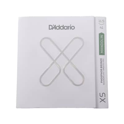 D'Addario XSM11541 XS Phosphor Bronze Coated Mandolin Strings - Medium Heavy (11.5 - 41)