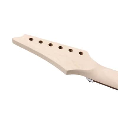 Ibanez-Style 24 Fret Baritone Guitar Neck, Maple & Rosewood Fretboard image 3