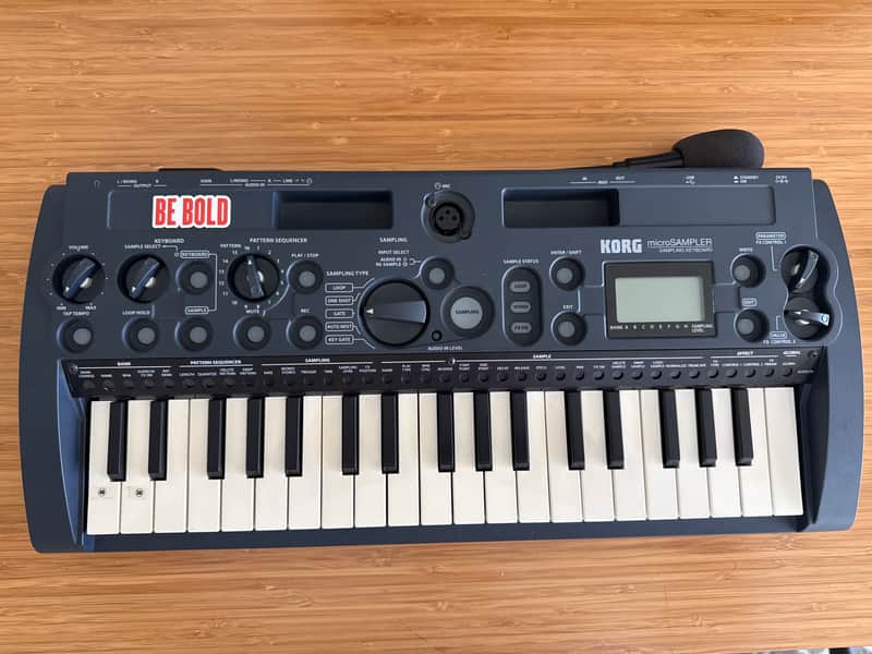 Korg MS1 MicroSampler 2010s - Black image 1