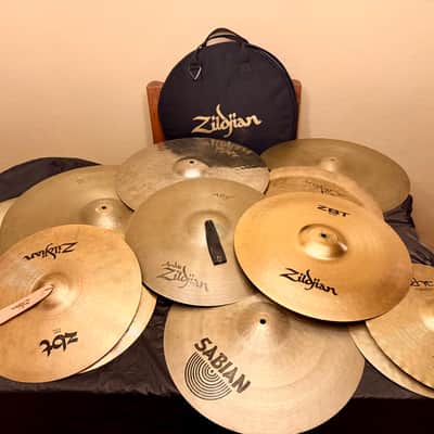 Large Lot of 12 Zildjian & Sabian Cymbals. Vintage & Modern. 14”, 16”, 18”, 20”, 22”  Nice! image 1