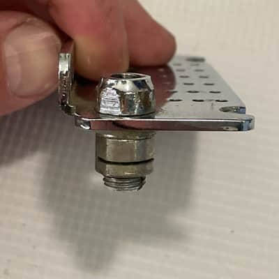 1980's Era Kramer Guitar NFT German Made Original Floyd Rose Chrome Tremolo Bridge Base Plate image 6