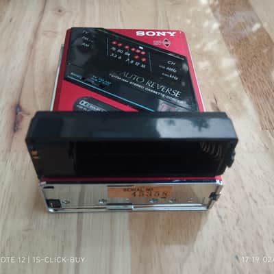 Sony WM F202 1986 - Sony Walkman recorder radio Cassette WM F202 red working image 8