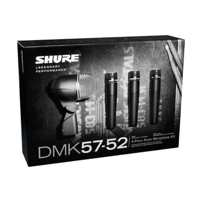 Shure DMK57-52 Drum Microphone Kit 3 SM57s, Beta 52A, Mounts & Case image 2