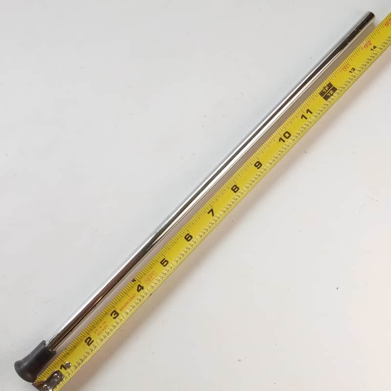3/8"x 14 3/4" Straight Floor Tom Drum Leg Smooth Chrome Vintage Slingerland/MIJ image 1