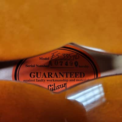 Gibson ES-335 TD '59 Reissue Memphis Custom Shop 2015 - Sunburst image 22