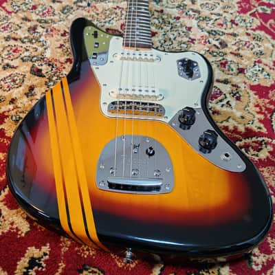 *NEW IN BOX* 2025 Fender Japan Limited Edition Traditional Collection, 60's Jaguar Competition 3-Color Sunburst / Aged Natural, MIJ JD25 image 11