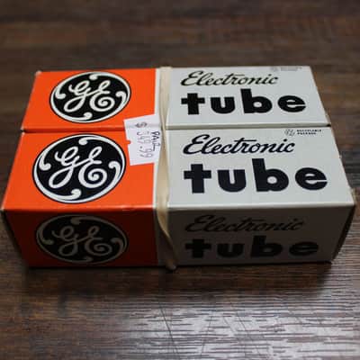 General Electric 1963 GE 7591A NOS Tested Made in USA Matched Pair image 1