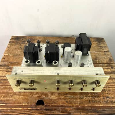 Fisher X-100-3 Integrated Tube Amplifier Early 1960's - Gold image 4