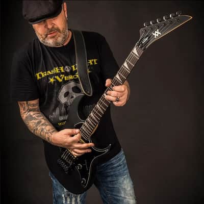 Vintage VMX Series Raider Electric Guitar - Satin Black Only 150 of Each Model Available Worldwide image 7