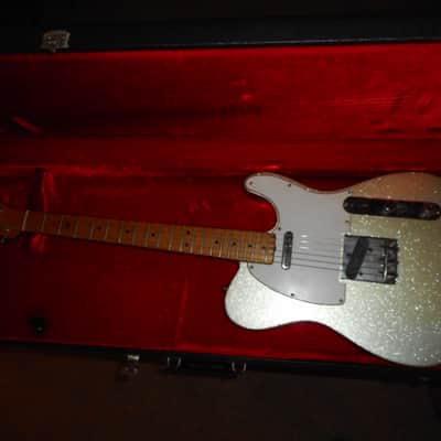 1968 Fender Telecaster Refinished in Silver Sparkle Nitro image 15