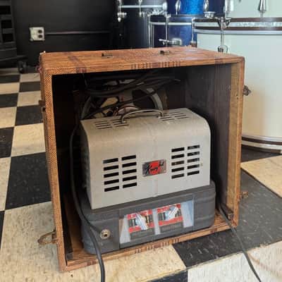 Knight Tube Amp and Matching Cab 1940s image 4