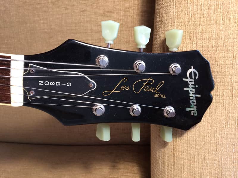 Epiphone Les Paul Standard 1998 Unsung Factory. Cherry burst | Reverb