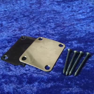 1982 Kramer Carerra "B" series Neck plate chrome Wide (Rare) image 1