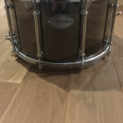 Dallas Drum 14x8 beadless black brass snare drum 2019 Beadless black brass snare drum image 2