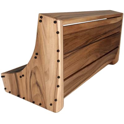9U / 126hp Eurorack case MARIA • Rails + Threaded strips / Walnut / Unpowered image 4
