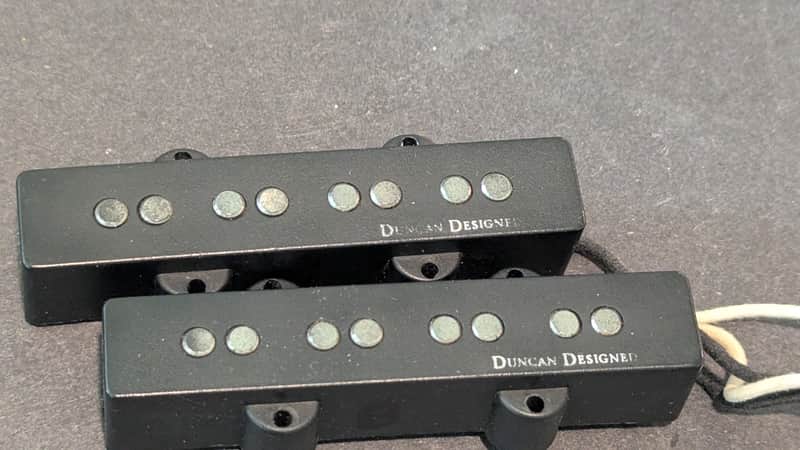 Duncan Design Jazz bass pickup set 2000s - Black image 1