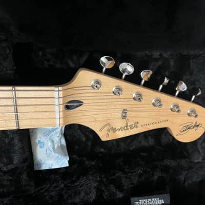 Heavy relic Fender Buddy Guy Artist Series Signature Stratocaster 2018 - Black with Polka Dots with Dimarzio and lace sensor pickup image 6