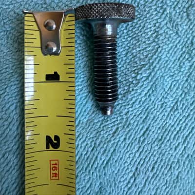 Ludwig Vintage Drum Throne Height Adjustment Screw - Porto Seat - Lot #2 70s - Chrome image 5