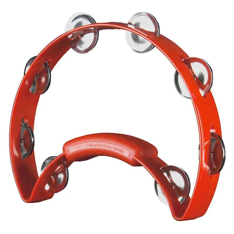 Rhythm Tech Solo Tambourine, Red image 1