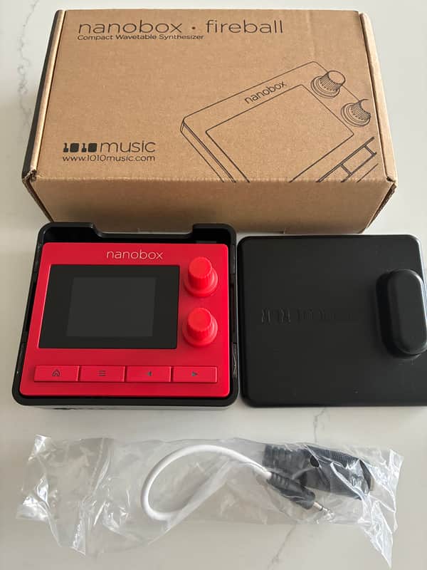 1010 Music Fireball Nanobox 8-Voice Wavetable Synthesizer 2022 - Present - Red image 1