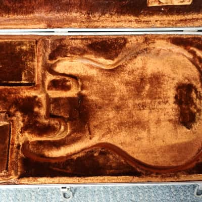 Vintage First Gen 1970s Peavey T-40 T 45 T 20 Bass Guitar Rectangle Case Black & Orange image 4