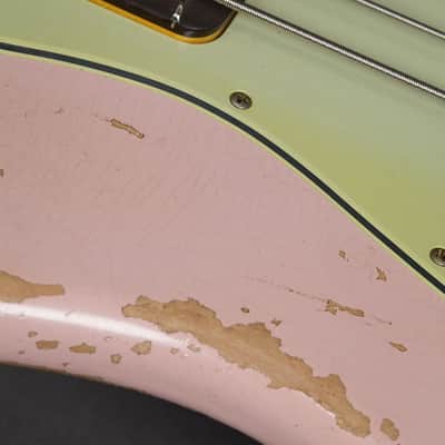 Fender Custom Shop Jazz Bass 1962 Heavy Relic Shell Pink image 7