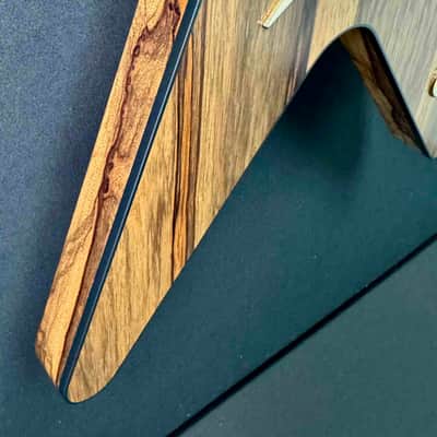 Dean Guitars - USA -ML - Custom - Black Limba Oil Finish (Korina) - Seymour Duncan Jazz & Jeff Beck / with Black Pickup Rings - Slim D Neck Profile - Reverse 6 Inline Headstock - Jumbo Jeskar Frets - Gold Hardware - w/OHSC - Call for Best Price !!! image 9