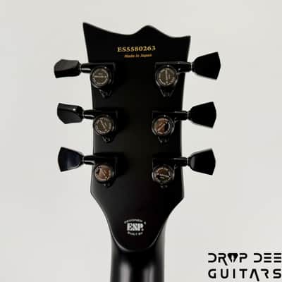 ESP E-II Eclipse Electric Guitar w/ Case - Black Satin image 15