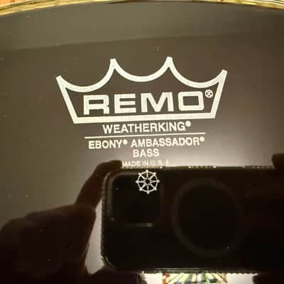 (4) 24” Remo Bass Drum Heads PS3 Black Dot Ebony Ambassador image 10